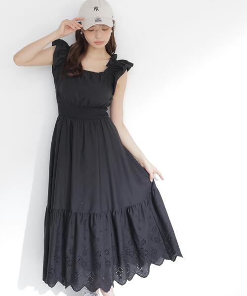 PROPORTION BODY DRESSING（プロポーションボディドレッシング）の「＜Ｅ＞コットンエンブロイダリーワンピース / 1216147402（ワンピース・レディース・ブラック/ピンク/ホワイト・MEDIUM/P/S/SMALL）」の13枚目の写真