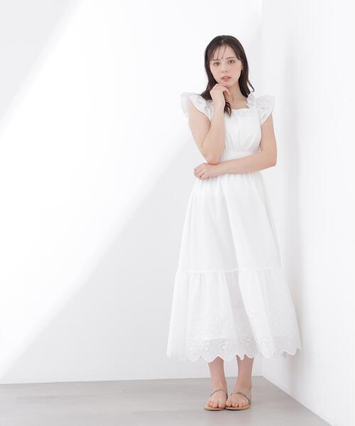 PROPORTION BODY DRESSING（プロポーションボディドレッシング）の「＜Ｅ＞コットンエンブロイダリーワンピース / 1216147402（ワンピース・レディース・ブラック/ピンク/ホワイト・MEDIUM/P/S/SMALL）」の17枚目の写真