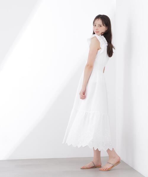 PROPORTION BODY DRESSING（プロポーションボディドレッシング）の「＜Ｅ＞コットンエンブロイダリーワンピース / 1216147402（ワンピース・レディース・ブラック/ピンク/ホワイト・MEDIUM/P/S/SMALL）」の6枚目の写真