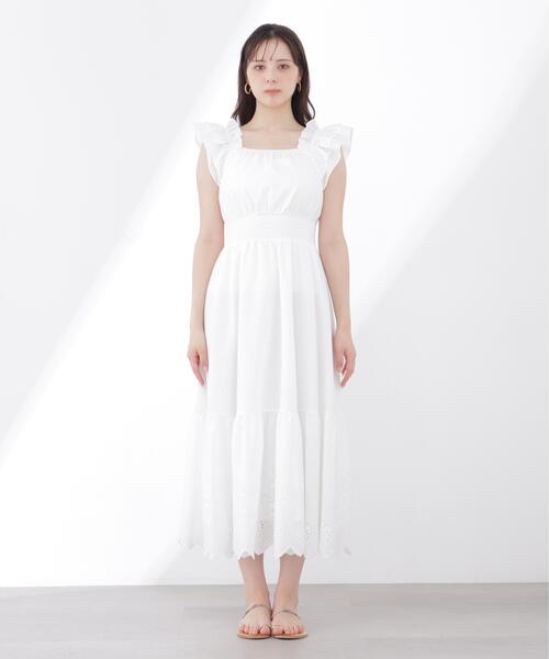 PROPORTION BODY DRESSING（プロポーションボディドレッシング）の「＜Ｅ＞コットンエンブロイダリーワンピース / 1216147402（ワンピース・レディース・ブラック/ピンク/ホワイト・MEDIUM/P/S/SMALL）」の9枚目の写真