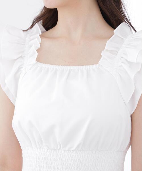 PROPORTION BODY DRESSING（プロポーションボディドレッシング）の「＜Ｅ＞コットンエンブロイダリーワンピース / 1216147402（ワンピース・レディース・ブラック/ピンク/ホワイト・MEDIUM/P/S/SMALL）」の4枚目の写真