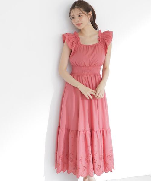 PROPORTION BODY DRESSING(プロポーションボディドレッシング)の「<E>コットンエンブロイダリーワンピース / 1216147402(ワンピース・レディース・ブラック/ピンク/ホワイト・MEDIUM/P/S/SMALL)」の17枚目の写真