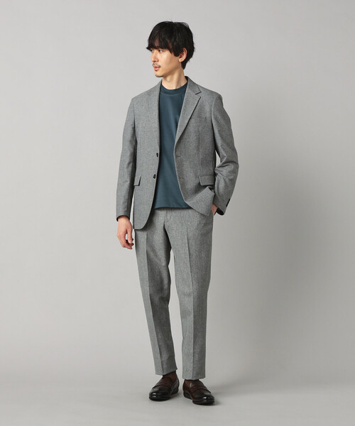 COMME CA MEN(コムサメン)の「シルキースムース ポンチTシャツ(Tシャツ/カットソー・メンズ・ネイビー/ベージュ/ホワイト・L/M)」の11枚目の写真