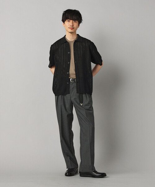 COMME CA MEN(コムサメン)の「シルキースムース ポンチTシャツ(Tシャツ/カットソー・メンズ・ネイビー/ベージュ/ホワイト・L/M)」の14枚目の写真