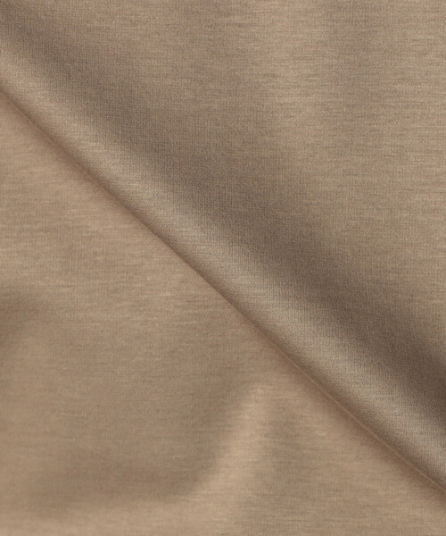 COMME CA MEN(コムサメン)の「シルキースムース ポンチTシャツ(Tシャツ/カットソー・メンズ・ネイビー/ベージュ/ホワイト・L/M)」の5枚目の写真