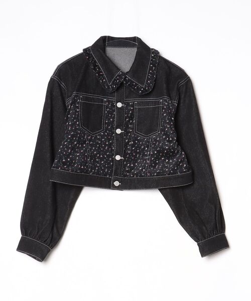 古着 花柄 ジャケット 黒 中古 良品 PAUL SMITH ポールスミス