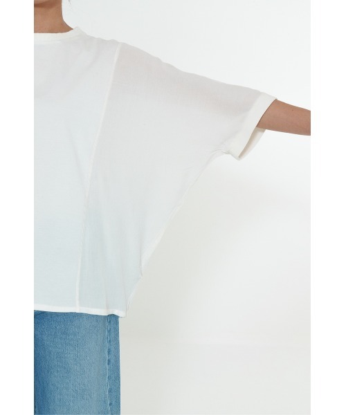 HEART MARKET(ハートマーケット)の「やわらかタッチワイドプルオーバー(Tシャツ/カットソー・レディース・サックスブルー/ナチュラル/ブラック/ホワイト・FREE)」の21枚目の写真