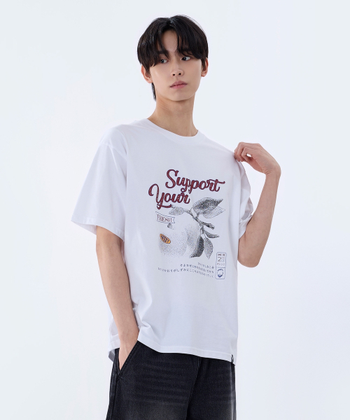 GHOST REPUBLIC(ゴーストリパブリック)の「サポートユーグラフィック半袖Tシャツ2カラーGT-390(Tシャツ/カットソー・レディース・ブラック/ホワイト・MEDIUM/LARGE/X-LARGE)」の14枚目の写真