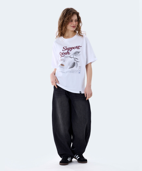 GHOST REPUBLIC(ゴーストリパブリック)の「サポートユーグラフィック半袖Tシャツ2カラーGT-390(Tシャツ/カットソー・レディース・ブラック/ホワイト・MEDIUM/LARGE/X-LARGE)」の7枚目の写真