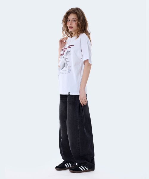 GHOST REPUBLIC(ゴーストリパブリック)の「サポートユーグラフィック半袖Tシャツ2カラーGT-390(Tシャツ/カットソー・レディース・ブラック/ホワイト・MEDIUM/LARGE/X-LARGE)」の6枚目の写真