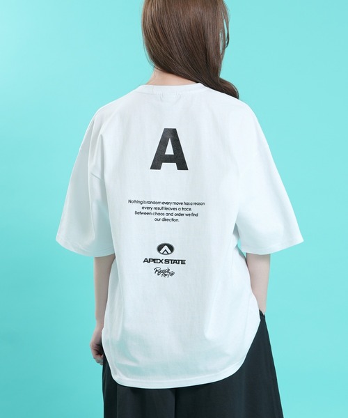 SIDEWAY STANCE(サイドウェイスタンス)の「【SIDEWAY STANCE】 グラフィック プリント 半袖 Tシャツ(Tシャツ/カットソー・メンズ・ホワイト/オートミール/ライトグレー系1/ライトグレー系3/ホワイト系3/パープル系2/ブラック系2/ホワイト系2/ホワイト系1/ホワイト系/ブラック/ブラック系3/ブラック系1/カーキ系/ブラック系・MEDIUM/SMALL/X-LARGE/LARGE)」の3枚目の写真