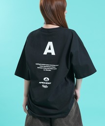 【SIDEWAY STANCE】 グラフィック プリント 半袖 Tシャツ