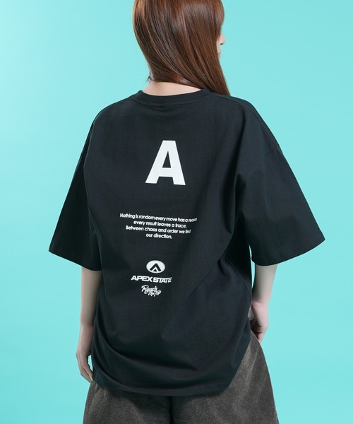 SIDEWAY STANCE(サイドウェイスタンス)の「【SIDEWAY STANCE】 グラフィック プリント 半袖 Tシャツ(Tシャツ/カットソー・メンズ・ホワイト/オートミール/ライトグレー系1/ライトグレー系3/ホワイト系3/パープル系2/ブラック系2/ホワイト系2/ホワイト系1/ホワイト系/ブラック/ブラック系3/ブラック系1/カーキ系/ブラック系・MEDIUM/SMALL/X-LARGE/LARGE)」の8枚目の写真