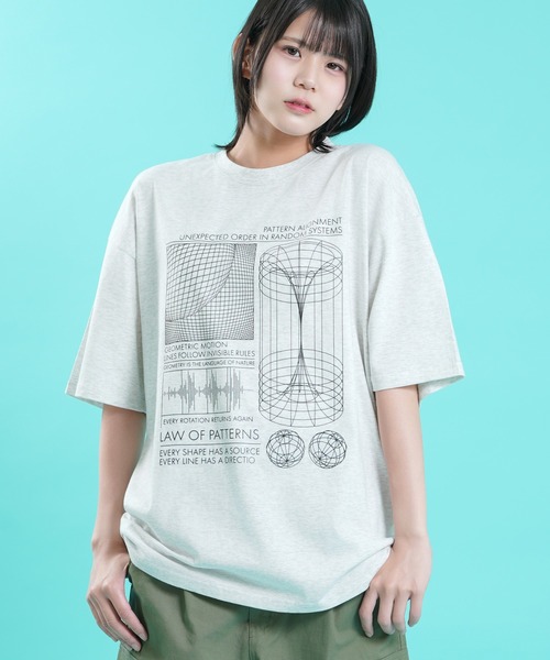 SIDEWAY STANCE(サイドウェイスタンス)の「【SIDEWAY STANCE】 グラフィック プリント 半袖 Tシャツ(Tシャツ/カットソー・メンズ・ホワイト/オートミール/ライトグレー系1/ライトグレー系3/ホワイト系3/パープル系2/ブラック系2/ホワイト系2/ホワイト系1/ホワイト系/ブラック/ブラック系3/ブラック系1/カーキ系/ブラック系・MEDIUM/SMALL/X-LARGE/LARGE)」の12枚目の写真