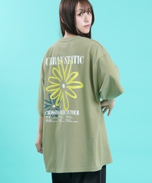【SIDEWAY STANCE】 グラフィック プリント 半袖 Tシャツ