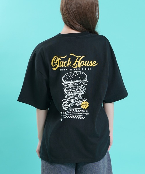 SIDEWAY STANCE(サイドウェイスタンス)の「【SIDEWAY STANCE】 グラフィック プリント 半袖 Tシャツ(Tシャツ/カットソー・メンズ・ホワイト/オートミール/ライトグレー系1/ライトグレー系3/ホワイト系3/パープル系2/ブラック系2/ホワイト系2/ホワイト系1/ホワイト系/ブラック/ブラック系3/ブラック系1/カーキ系/ブラック系・MEDIUM/SMALL/X-LARGE/LARGE)」の6枚目の写真