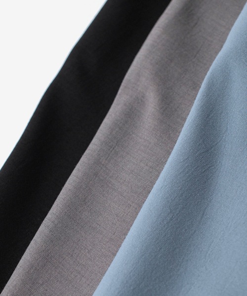 ATTACHMENT（アタッチメント）の「【 LIMITED 】PE ライトトロピカル ドルマンスリーブ レギュラーカラーシャツ S/S / PE LIGHT TROPICAL DOLMAN SLEEVE REGULAR COLLAR SHIRT S/S（シャツ/ブラウス・メンズ・グレー/ライトブルー/ブラック・4/3/2/1）」の7枚目の写真