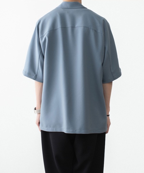 ATTACHMENT（アタッチメント）の「【 LIMITED 】PE ライトトロピカル ドルマンスリーブ レギュラーカラーシャツ S/S / PE LIGHT TROPICAL DOLMAN SLEEVE REGULAR COLLAR SHIRT S/S（シャツ/ブラウス・メンズ・グレー/ライトブルー/ブラック・4/3/2/1）」の14枚目の写真
