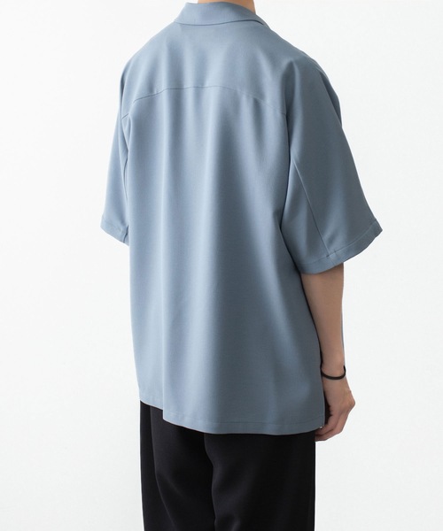 ATTACHMENT（アタッチメント）の「【 LIMITED 】PE ライトトロピカル ドルマンスリーブ レギュラーカラーシャツ S/S / PE LIGHT TROPICAL DOLMAN SLEEVE REGULAR COLLAR SHIRT S/S（シャツ/ブラウス・メンズ・グレー/ライトブルー/ブラック・4/3/2/1）」の15枚目の写真