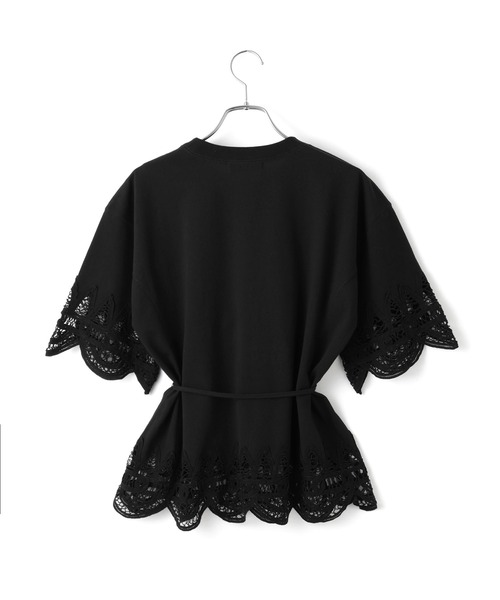 ADAM ET ROPE'（アダムエロペ）の「レースコンビT（Tシャツ/カットソー・レディース・ブラック/ホワイト/ホワイト系その他・FREE）」の17枚目の写真