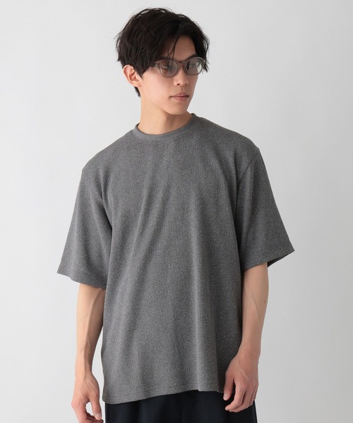 セール】サラサラ快適DRYワッフルTシャツ/664233（Tシャツ/カットソー