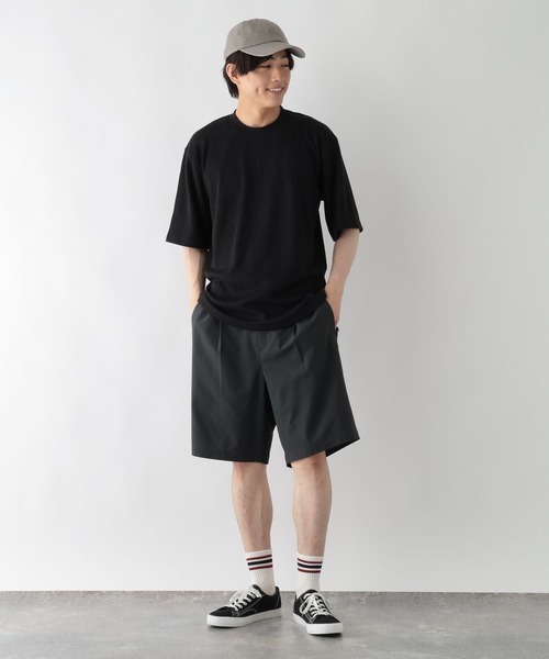 GLOBAL WORK(グローバルワーク)の「サラサラ快適DRYワッフルTシャツ/664233(Tシャツ/カットソー・メンズ・ブラック/ホワイト・X-LARGE/SMALL/MEDIUM/LARGE)」の10枚目の写真