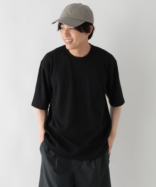 GLOBAL WORK(グローバルワーク)の「サラサラ快適DRYワッフルTシャツ/664233(Tシャツ/カットソー・メンズ・ブラック/ホワイト・X-LARGE/SMALL/MEDIUM/LARGE)」の15枚目の写真