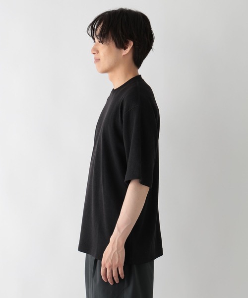 GLOBAL WORK(グローバルワーク)の「サラサラ快適DRYワッフルTシャツ/664233(Tシャツ/カットソー・メンズ・ブラック/ホワイト・X-LARGE/SMALL/MEDIUM/LARGE)」の19枚目の写真