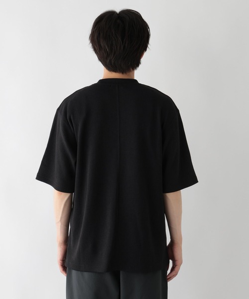 GLOBAL WORK(グローバルワーク)の「サラサラ快適DRYワッフルTシャツ/664233(Tシャツ/カットソー・メンズ・ブラック/ホワイト・X-LARGE/SMALL/MEDIUM/LARGE)」の20枚目の写真