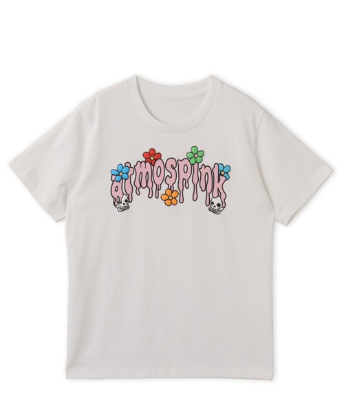 atmos pink(アトモスピンク)の「atmos pink Drip Logo T-shirt / アトモス ピンク ドリップ ロゴ ティーシャツ(Tシャツ/カットソー・レディース・ブラック/ホワイト・M/S)」の2枚目の写真