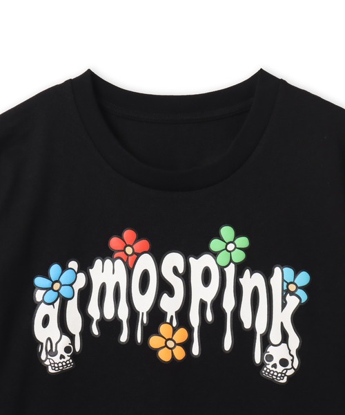 atmos pink(アトモスピンク)の「atmos pink Drip Logo T-shirt / アトモス ピンク ドリップ ロゴ ティーシャツ(Tシャツ/カットソー・レディース・ブラック/ホワイト・M/S)」の7枚目の写真