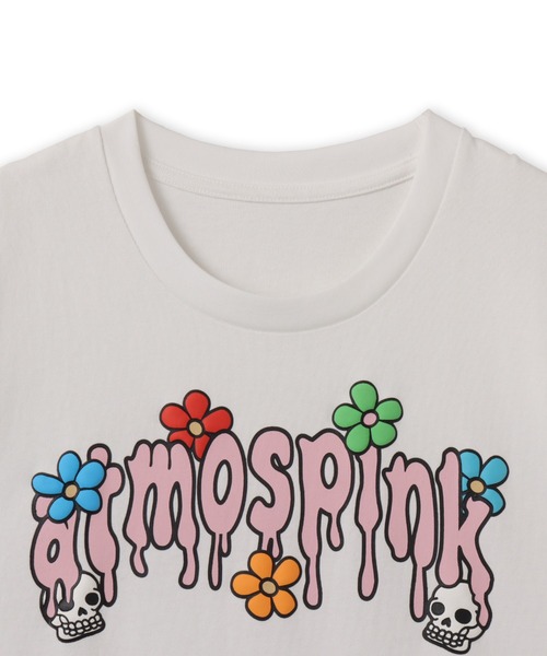 atmos pink(アトモスピンク)の「atmos pink Drip Logo T-shirt / アトモス ピンク ドリップ ロゴ ティーシャツ(Tシャツ/カットソー・レディース・ブラック/ホワイト・M/S)」の3枚目の写真