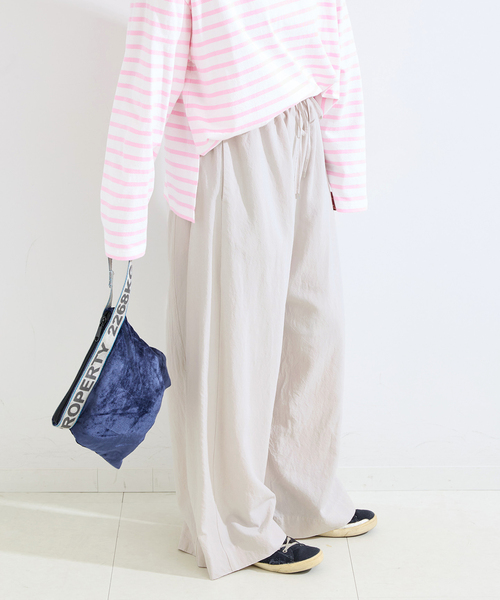 B.C STOCK(ベーセーストック)の「《追加》手洗い可 / フィブリルRelaxパンツ(その他パンツ・レディース・ブラック/チャコールグレー/ベージュ・MEDIUM/SMALL)」の15枚目の写真