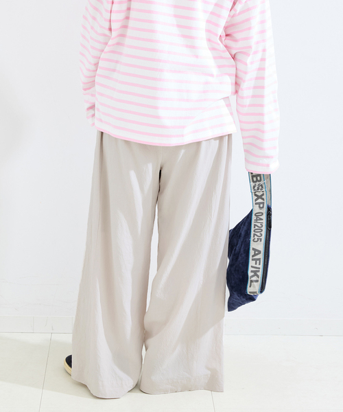 B.C STOCK(ベーセーストック)の「《追加》手洗い可 / フィブリルRelaxパンツ(その他パンツ・レディース・ブラック/チャコールグレー/ベージュ・MEDIUM/SMALL)」の16枚目の写真