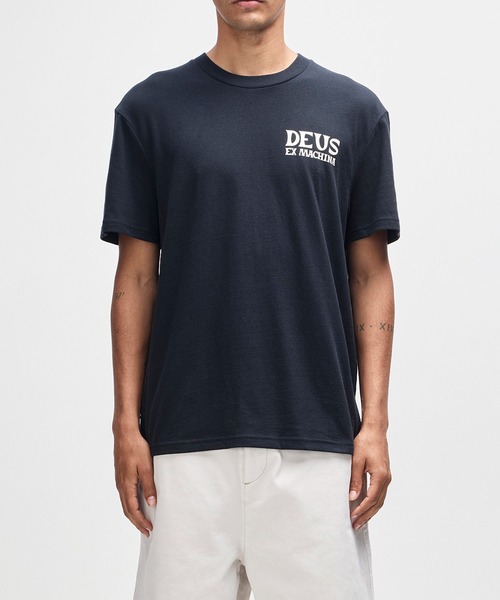 DEUS EX MACHINA(デウスエクスマキナ)の「CHINOOK TEE(Tシャツ/カットソー・メンズ・ブルー/ブラック・M/L)」の2枚目の写真