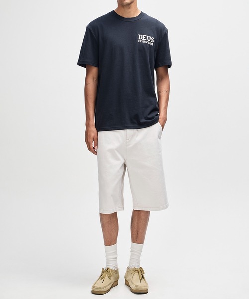 DEUS EX MACHINA(デウスエクスマキナ)の「CHINOOK TEE(Tシャツ/カットソー・メンズ・ブルー/ブラック・M/L)」の3枚目の写真