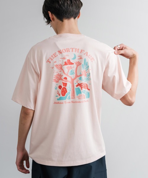 THE NORTH FACE(ザノースフェイス)の「THE NORTH FACE ザ・ノースフェイス M'S EVERGREEN S/S R/TEE 1 バックプリント半袖クルーネックTシャツ(Tシャツ/カットソー・メンズ・クリーム/ベージュ/ピンクベージュ/ブラック・L/M/XL)」の4枚目の写真