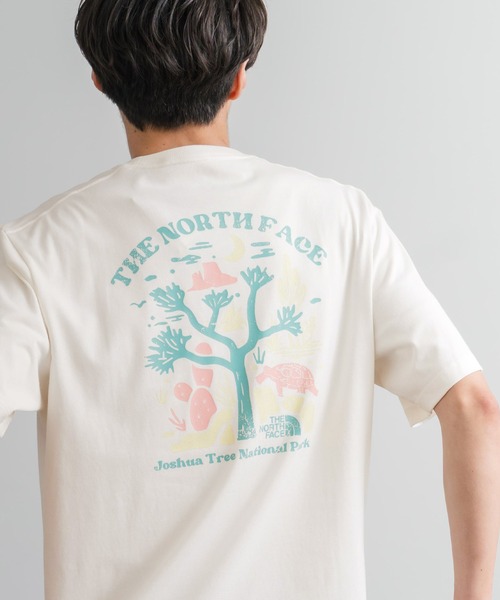 THE NORTH FACE(ザノースフェイス)の「THE NORTH FACE ザ・ノースフェイス M'S EVERGREEN S/S R/TEE 1 バックプリント半袖クルーネックTシャツ(Tシャツ/カットソー・メンズ・クリーム/ベージュ/ピンクベージュ/ブラック・L/M/XL)」の3枚目の写真