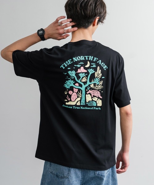 THE NORTH FACE(ザノースフェイス)の「THE NORTH FACE ザ・ノースフェイス M'S EVERGREEN S/S R/TEE 1 バックプリント半袖クルーネックTシャツ(Tシャツ/カットソー・メンズ・クリーム/ベージュ/ピンクベージュ/ブラック・L/M/XL)」の1枚目の写真