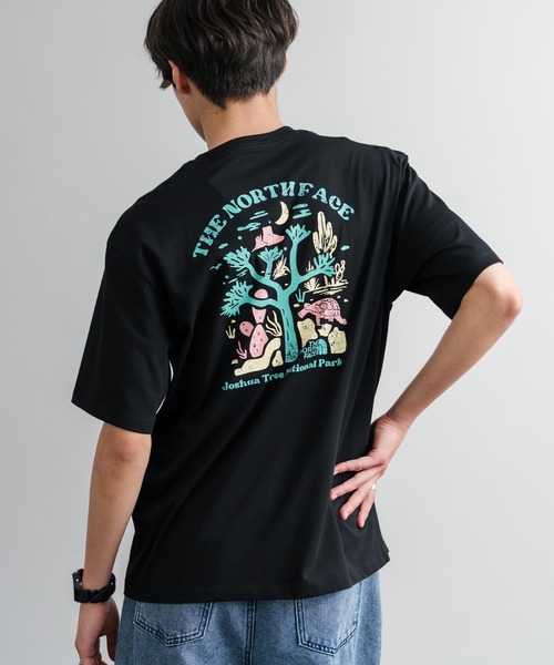 THE NORTH FACE(ザノースフェイス)の「THE NORTH FACE ザ・ノースフェイス M'S EVERGREEN S/S R/TEE 1 バックプリント半袖クルーネックTシャツ(Tシャツ/カットソー・メンズ・クリーム/ベージュ/ピンクベージュ/ブラック・L/M/XL)」の5枚目の写真