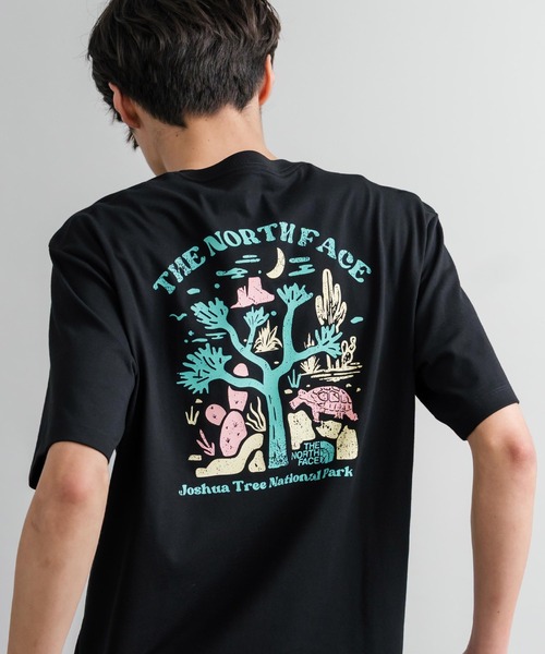 THE NORTH FACE(ザノースフェイス)の「THE NORTH FACE ザ・ノースフェイス M'S EVERGREEN S/S R/TEE 1 バックプリント半袖クルーネックTシャツ(Tシャツ/カットソー・メンズ・クリーム/ベージュ/ピンクベージュ/ブラック・L/M/XL)」の10枚目の写真