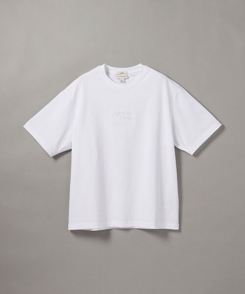 Calvin Klein(カルバン・クライン)の「ショートスリーブリラックス300Tシャツ(Tシャツ/カットソー・メンズ・グレー系その他/ブラック/ブルー系その他/ホワイト・L/M/S/XL)」の9枚目の写真
