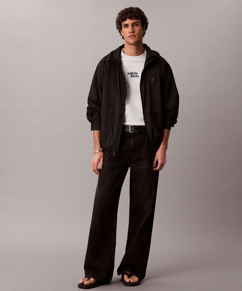Calvin Klein(カルバン・クライン)の「ショートスリーブリラックス300Tシャツ(Tシャツ/カットソー・メンズ・グレー系その他/ブラック/ブルー系その他/ホワイト・L/M/S/XL)」の11枚目の写真