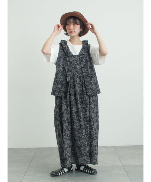 Samansa Mos2(サマンサ モスモス)の「【メルヘン×Samansa Mos2】総刺繍ベスト(ベスト・レディース・モカ/ブラック/オフホワイト・F)」の19枚目の写真