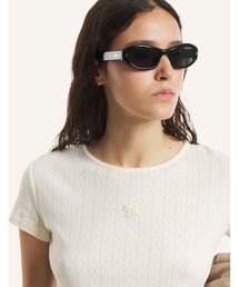 Maison Kitsune(メゾンキツネ)の「BABY FOX POINTELLE TEE-SHIRT(Tシャツ/カットソー)」
