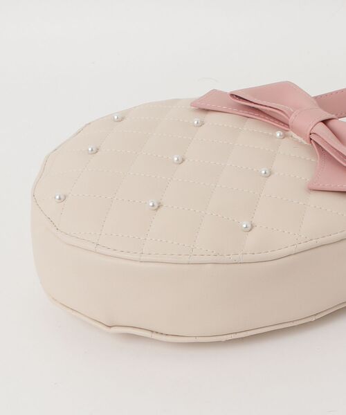 Sunny Side(サニーサイド)の「Sunny Side サニーサイド:Sweet Magic Strawberry いちごショルダーバッグ いちご×パール キルティング2WAYバッグ(ショルダーバッグ・レディース・アイボリー/ピンク・FREE)」の10枚目の写真
