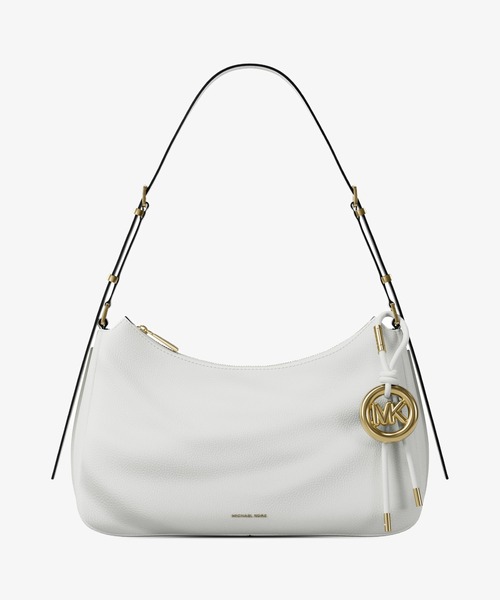 MICHAEL KORS(マイケルコース)の「NOLITA ペブルレザー トップジップ コンバーチブル ショルダー ミディアム(ショルダーバッグ・レディース・ホワイト系・FREE)」の1枚目の写真