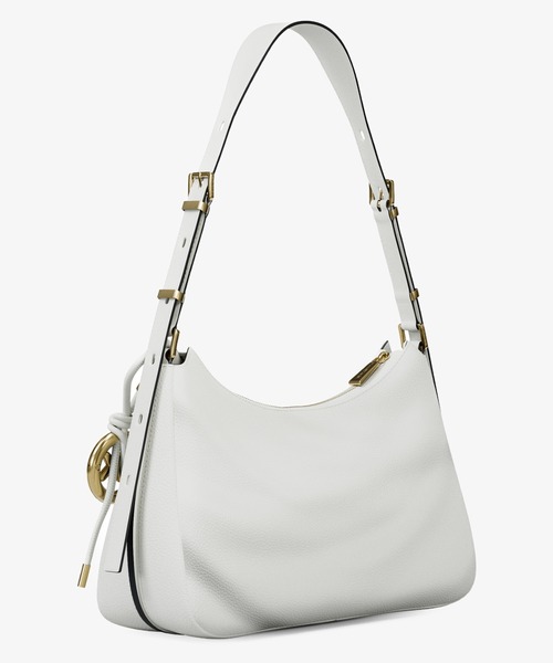 MICHAEL KORS(マイケルコース)の「NOLITA ペブルレザー トップジップ コンバーチブル ショルダー ミディアム(ショルダーバッグ・レディース・ホワイト系・FREE)」の4枚目の写真