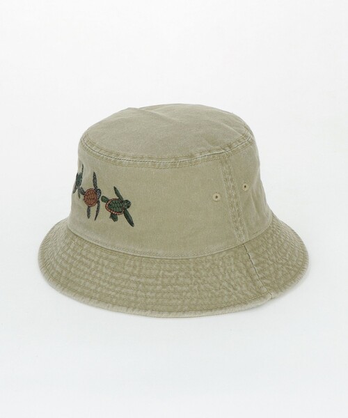 Steven Alan(スティーブンアラン)の「<ATLAS SCREEN PRINTING> TURTLE EMB HAT/ハット(ハット・メンズ・ベージュ・FREE)」の1枚目の写真