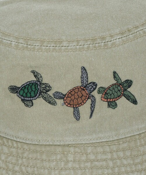 Steven Alan(スティーブンアラン)の「<ATLAS SCREEN PRINTING> TURTLE EMB HAT/ハット(ハット・メンズ・ベージュ・FREE)」の7枚目の写真